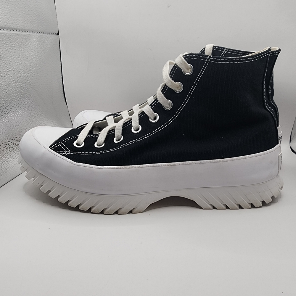 Converse Platform Women's 11.5 Men's 9.5 Chuck Taylor All Star Lugged 2.0 Black - Picture 3 of 7